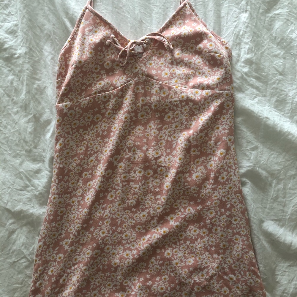 Hollister pink floral dress